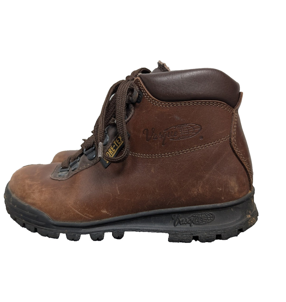 Vasque Sundowner GTX Boots Womens 6 Gore Tex Leather Italy Outdoor Hike Utility